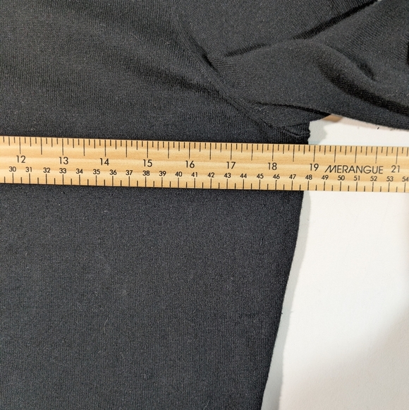 Kate Spade Black Rhinestone Collar Cardigan Cotton Silk Size Large - Picture 9 of 11